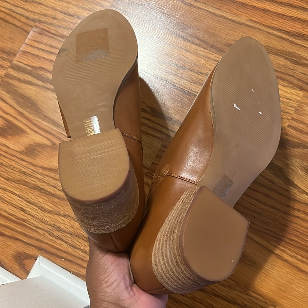 Madewell The Lucie shoes booties women size 11 brown Leather - Picture 10 of 12
